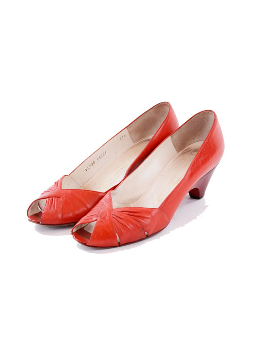 Wholesale Vintage Clothing Ladies pumps thick heel
