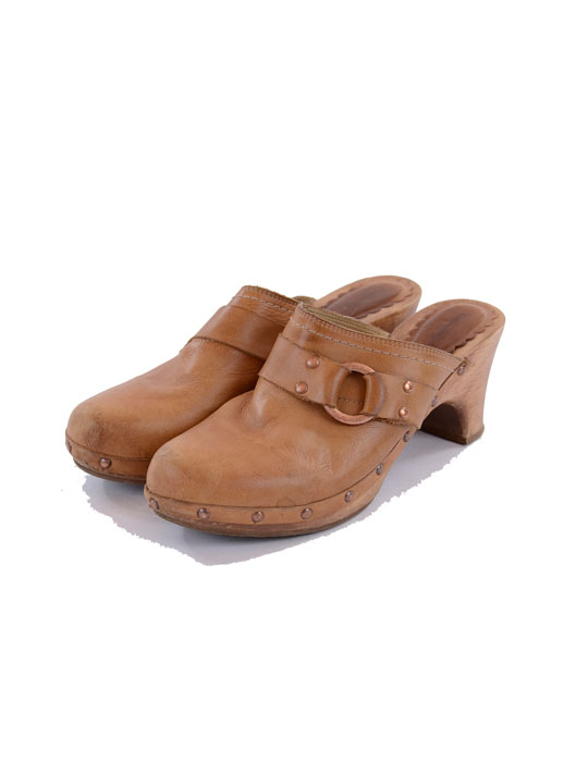 Wholesale Vintage Clothing Cork/Wood ladies shoes