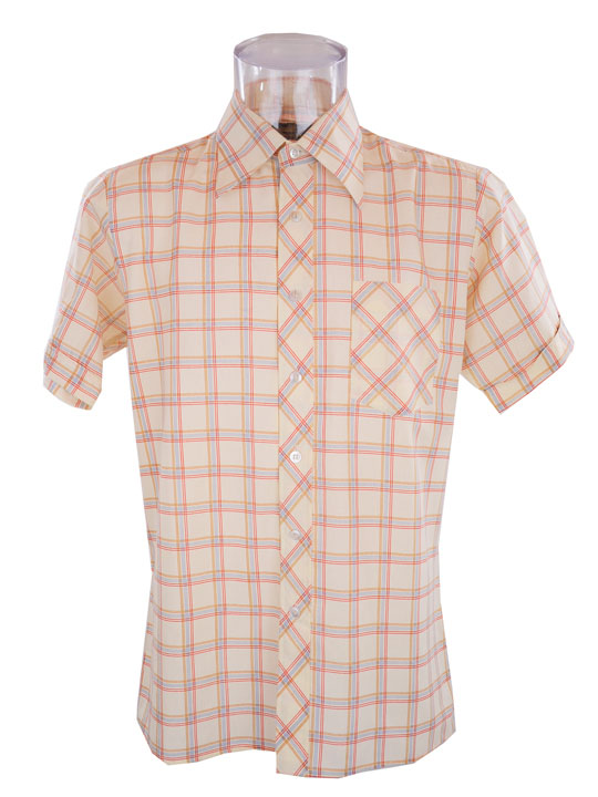 Wholesale Vintage Clothing Cotton check shirts