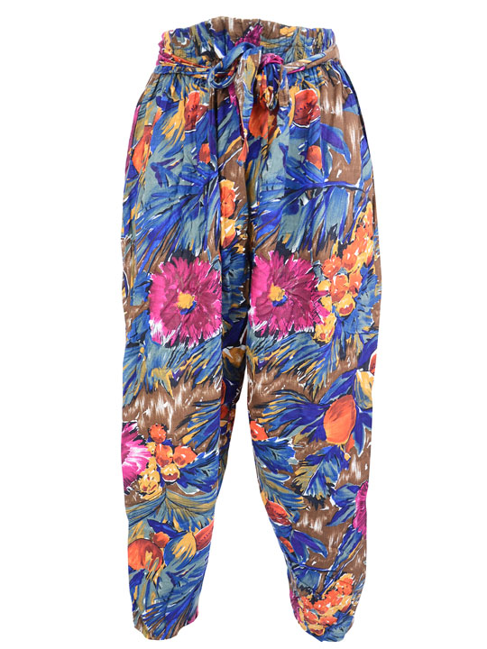 Wholesale Vintage Clothing Ladies print summer pants