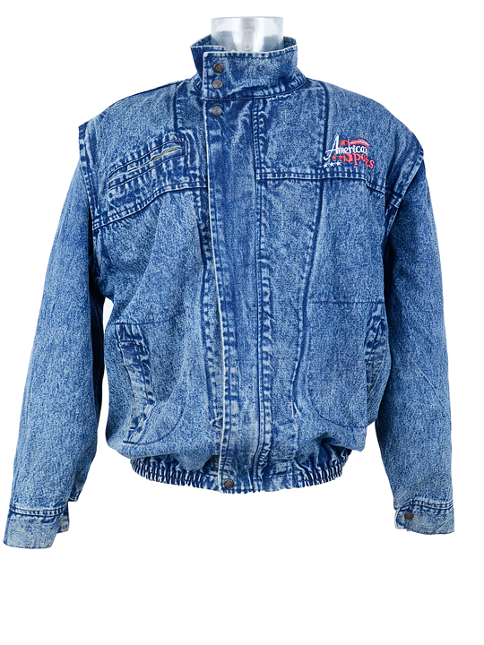 Wholesale Vintage Clothing 90s denim zip jackets