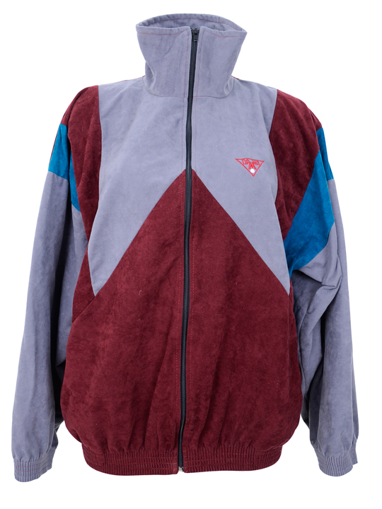 Wholesale Vintage Clothing 90s velvet zip jackets