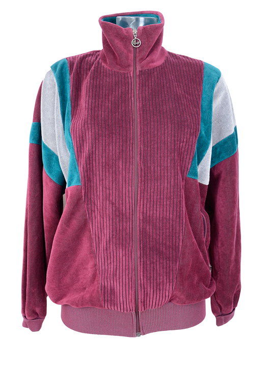 Wholesale Vintage Clothing 90s velvet zip jackets