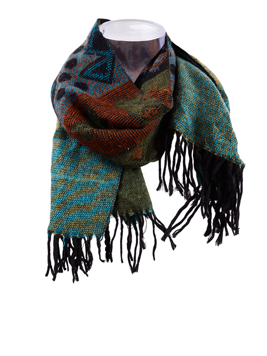 Wholesale Vintage Clothing Aztec wool scarves