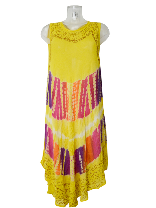 Wholesale Vintage Clothing Hippie tie-dye dress