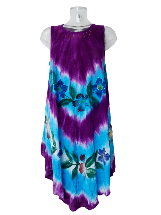 Wholesale Vintage Clothing Hippie tie-dye dress