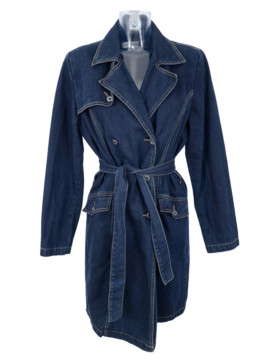 Wholesale Vintage Clothing Y2K Ladies denim fitted coats