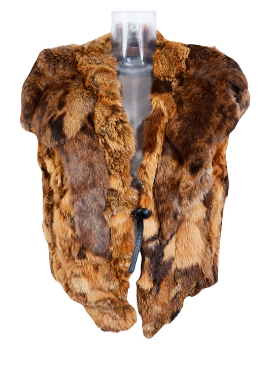 Wholesale Vintage Clothing Real fur bodywarmers