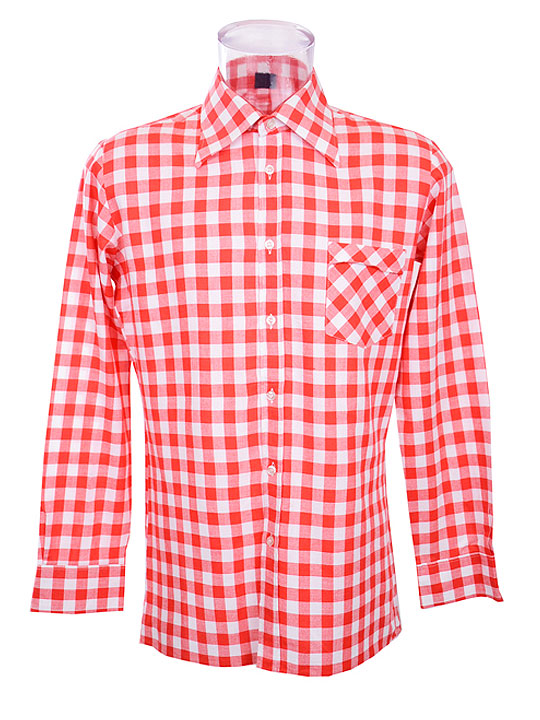 Mens shirts|Gingham check shirts|WholesaleVintageClothing