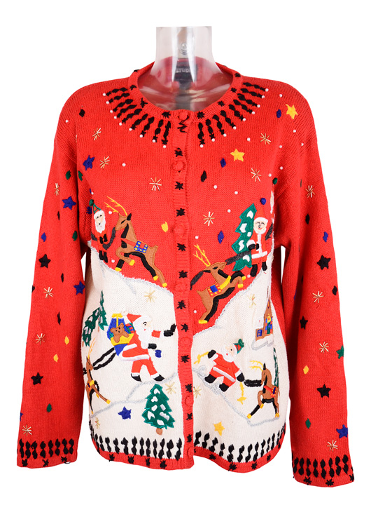 Wholesale Vintage Clothing Christmas pullover/cardigans mix