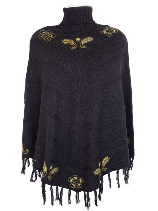 Wholesale Vintage Clothing Poncho knitwear