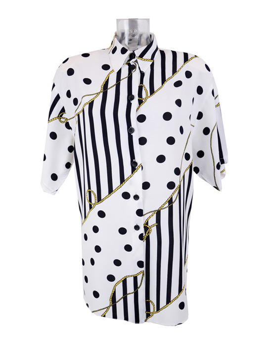 Wholesale Vintage Clothing 90s rayon print blouses
