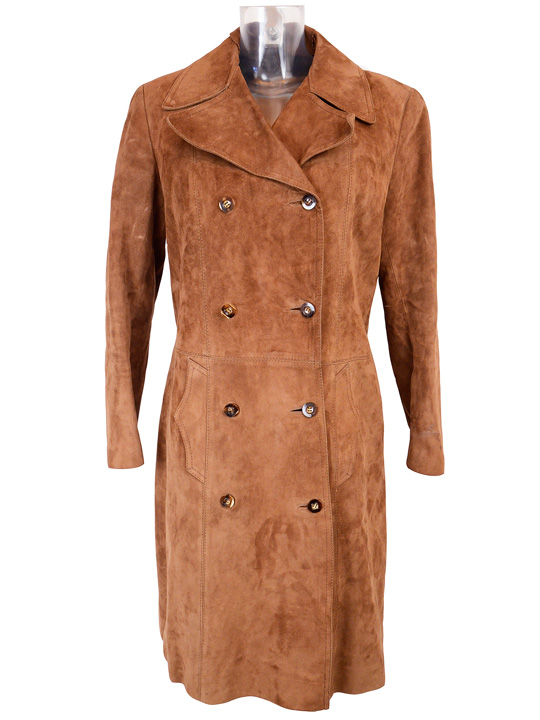 Wholesale Vintage Clothing 70s Nappa leather trenchcoats uni