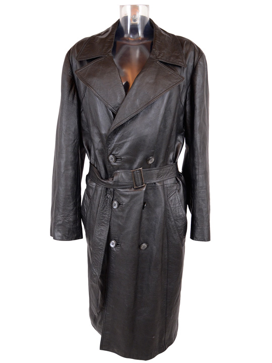 Wholesale Vintage Clothing 70s Nappa leather trenchcoats uni