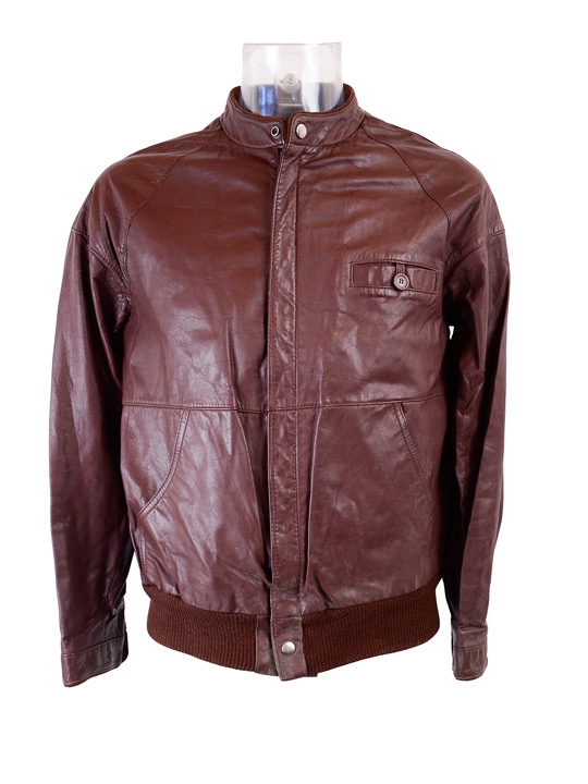 Wholesale Vintage Clothing 80s Leather zip jackets