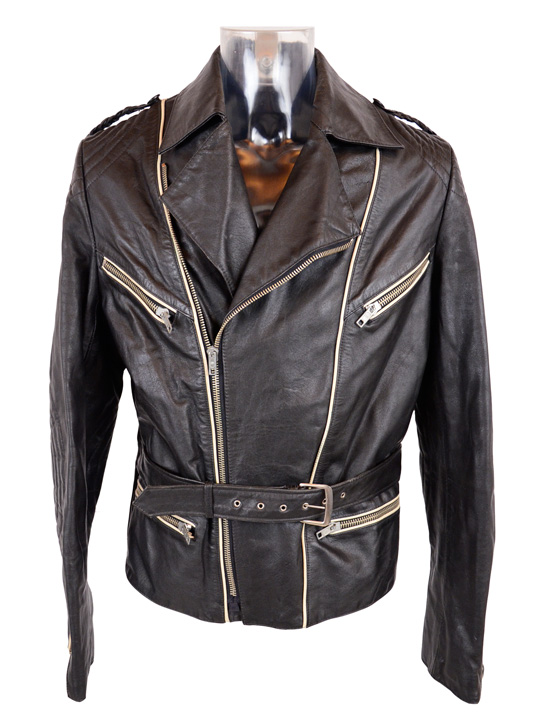 Wholesale Vintage Clothing Fitted black motorjackets