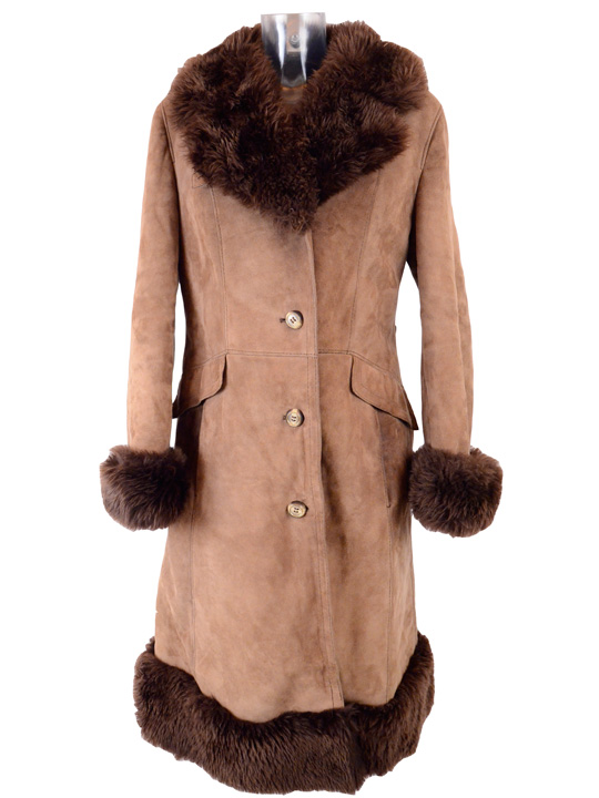 Wholesale Vintage Clothing 70s ladies sheepskin coats