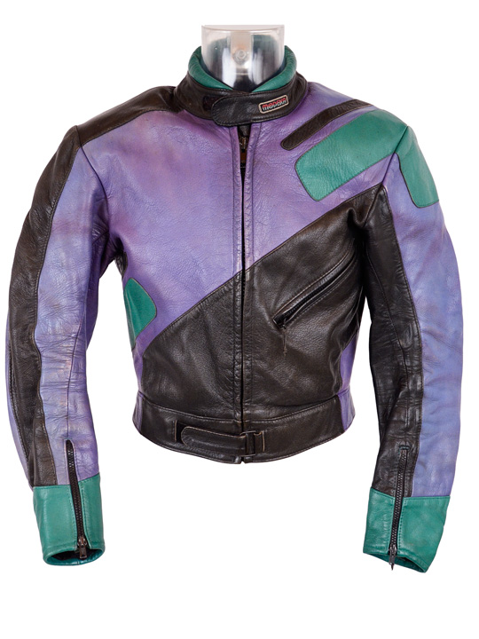 Wholesale Vintage Clothing Leather motorjackets with bumpers