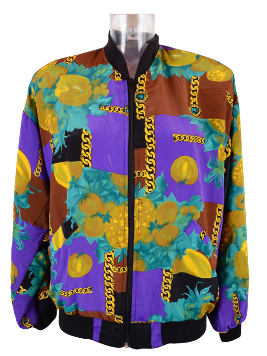 Wholesale Vintage Clothing Crazy print zip jackets