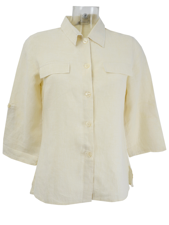 Wholesale Vintage Clothing Ladies linen blouses