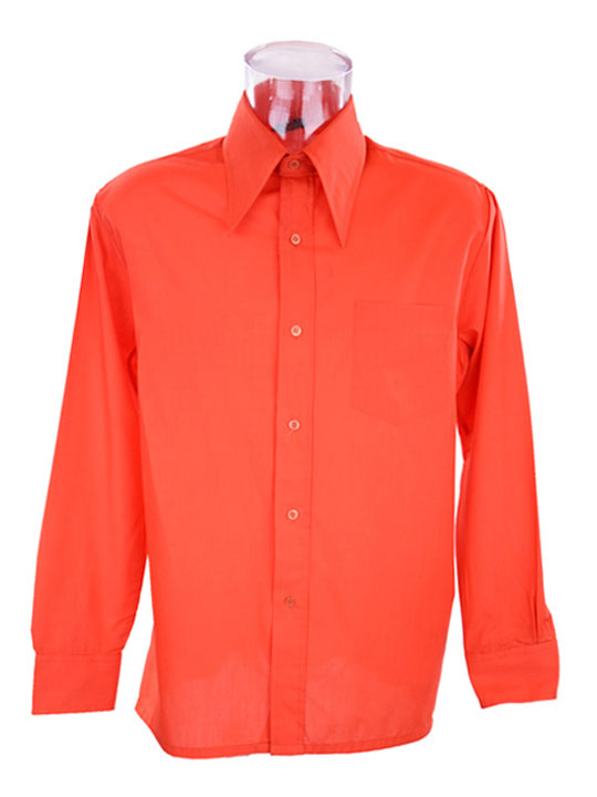 Wholesale Vintage Clothing 70s men  neon color shirts