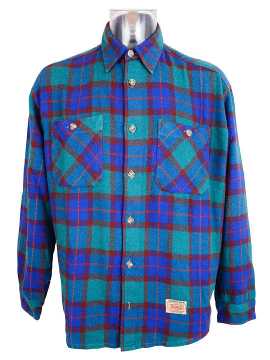 Wholesale Vintage Clothing Flannel shirts check wool