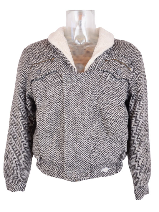 Wholesale Vintage Clothing Wool zip jackets