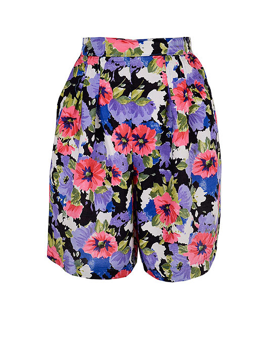 Wholesale Vintage Clothing 80s ladies shorts high waist summer