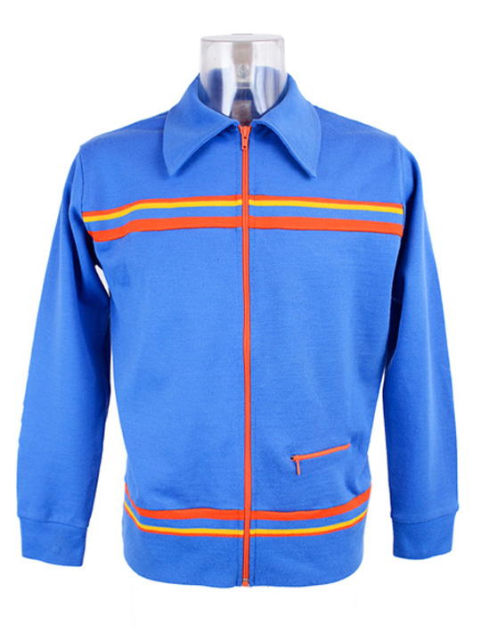 Wholesale Vintage Clothing 70s polyester non brand sportjackets