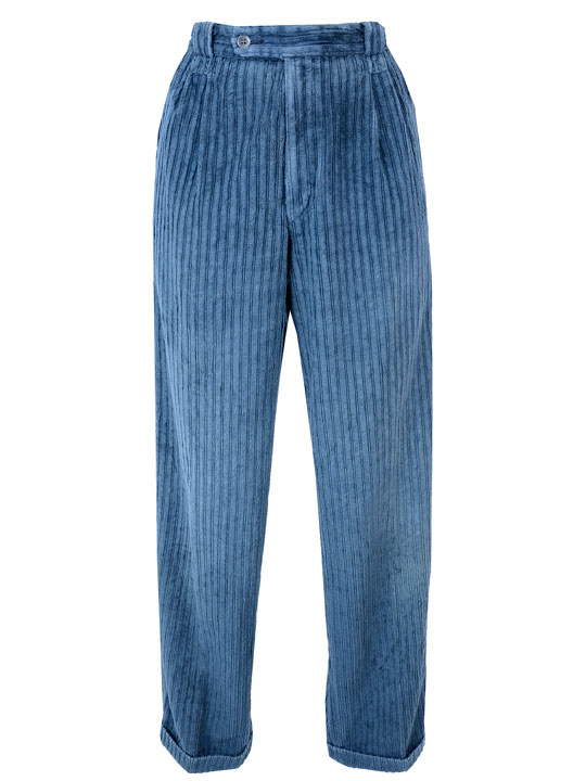 Wholesale Vintage Clothing Men carrot pants corduroy (pleated)