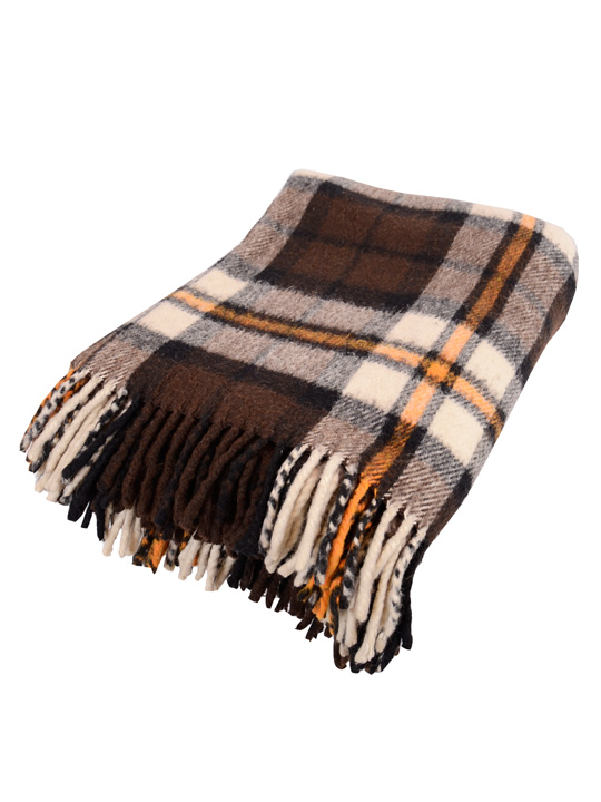 Wholesale Vintage Clothing Wool check blankets