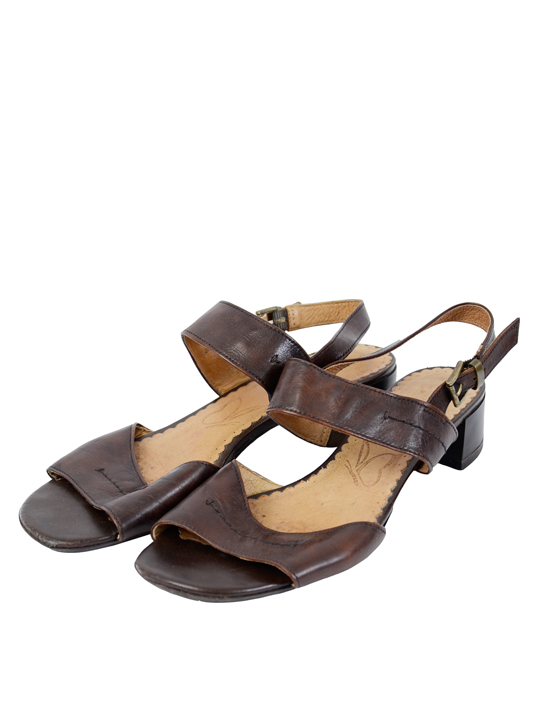 Wholesale Vintage Clothing Ladies leather sandals