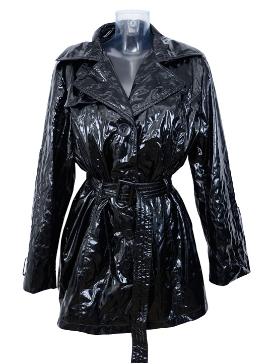Wholesale Vintage Clothing Ladies vinyl raincoats