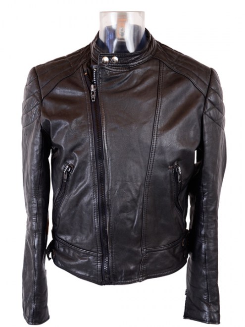LEA-No-color-fitted-motorjackets-black-4