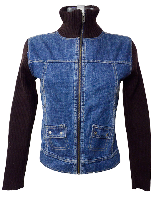 Wholesale Vintage Clothing Y2k ladies denim jackets